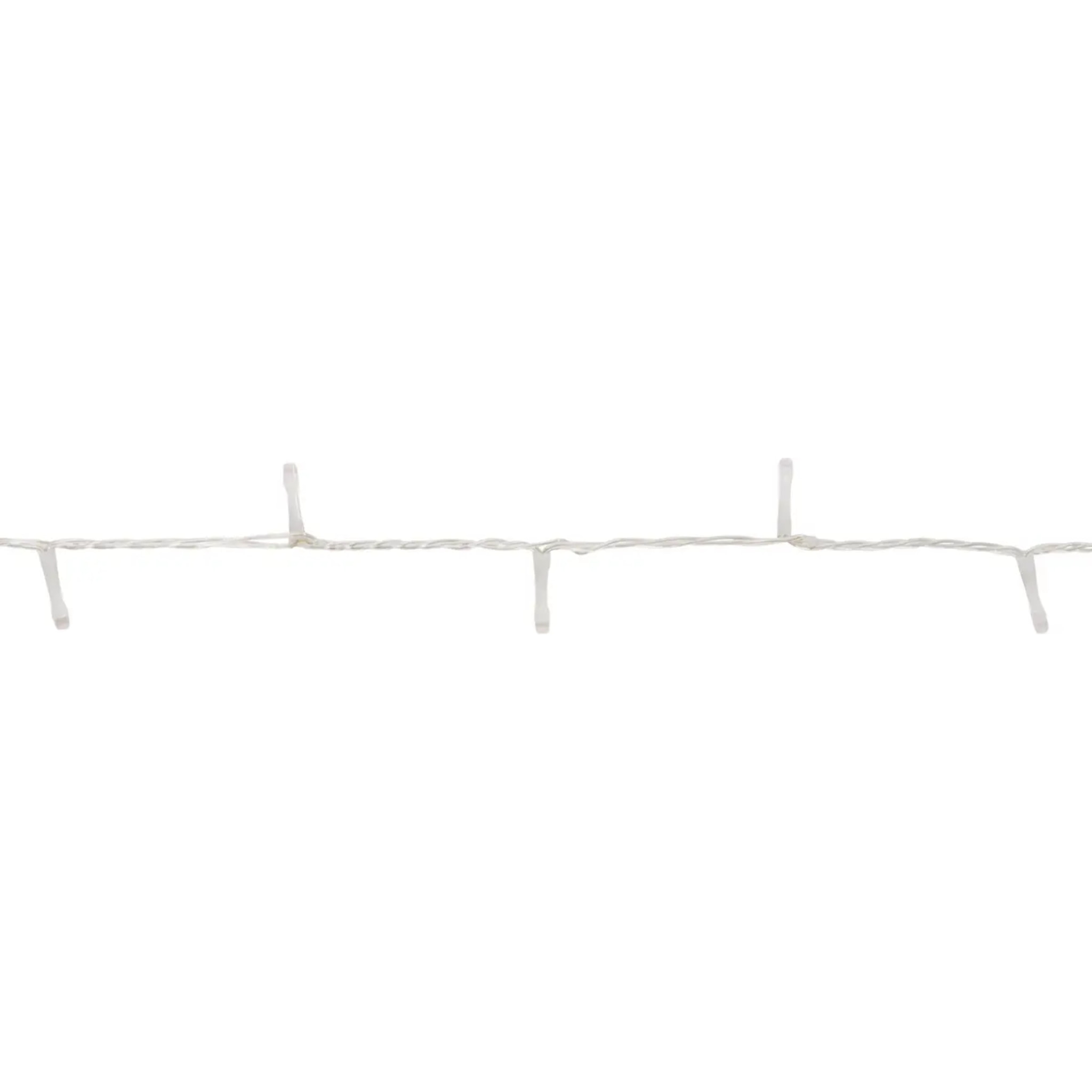 Guirlande lumineuse d'extérieur 7,5 m 100 LED ambré fil transparent 13 fonctions avec minuteur sur secteur