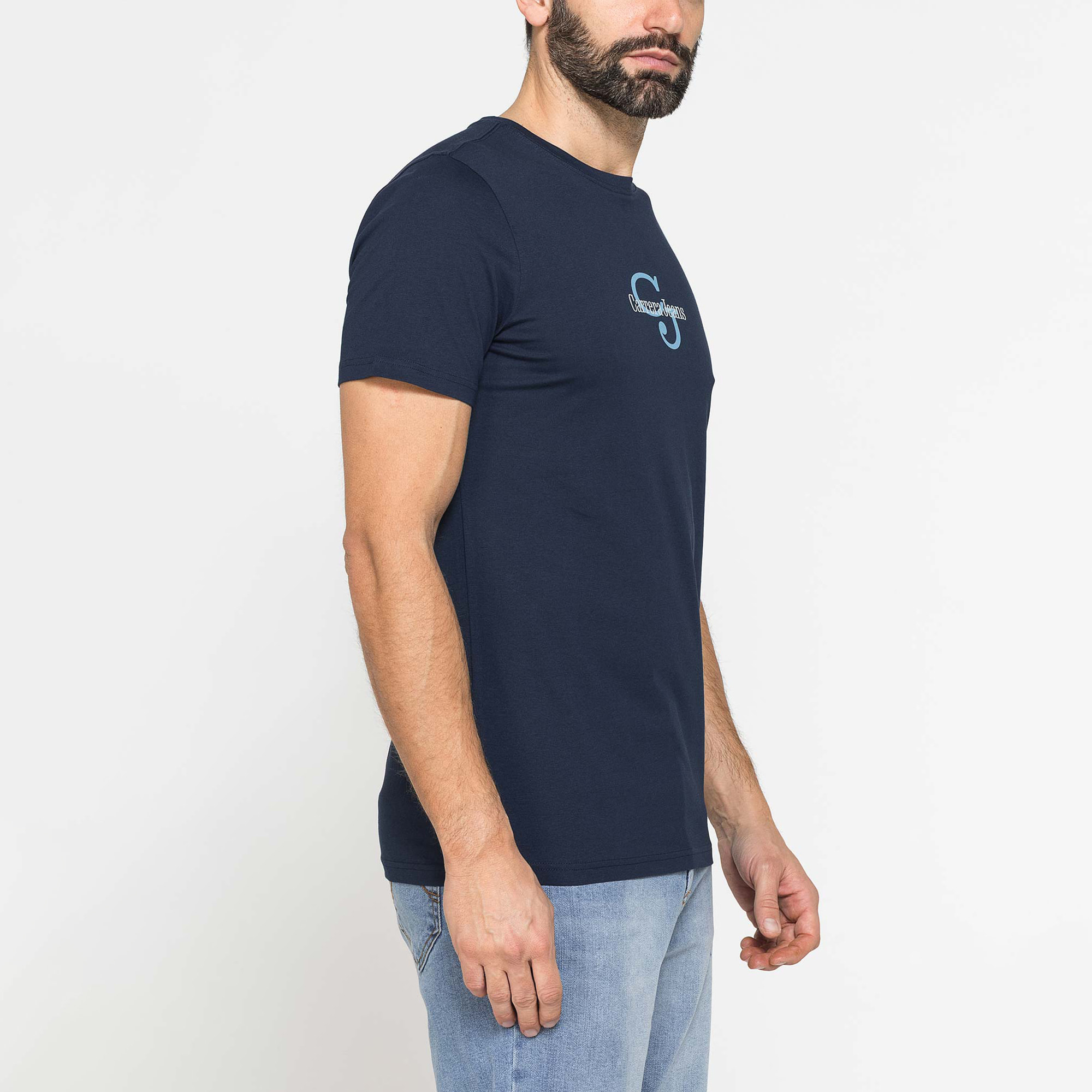 T-SHIRT GIROCOLLO DA UOMO CON STAMPE GRAFICHE