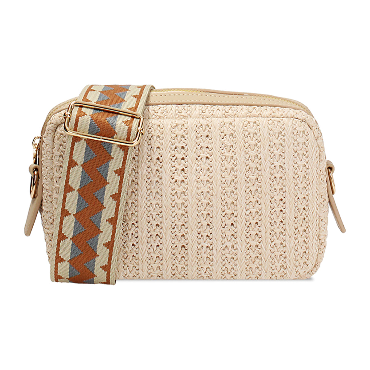 Borsa a tracolla donna beige