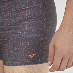 Costume nuoto LIAK grigio scuro arancio