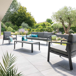 Salon de jardin Pavane Graphite