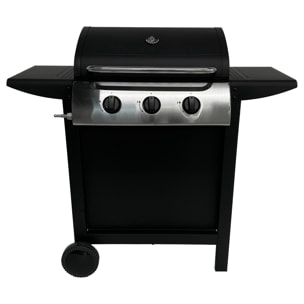 Barbecue au gaz HAWAÏ - 3 brûleurs 8,4kW