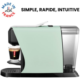 Cafetière à dosette MALONGO EOH VERT TILLEUL PASTEL