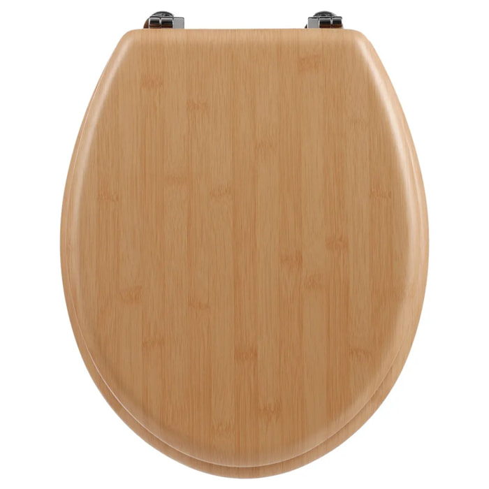 Abattant WC effet bambou en bois