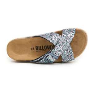 SANDALO CON ZEPPA BILLOWY BLU
