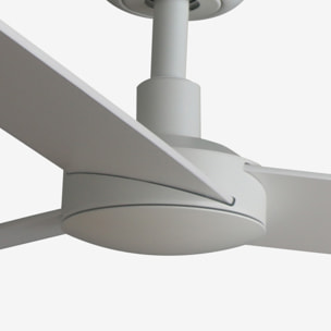 RUDDER L LED Ventilateur de plafond blanc/frêne TUYA
