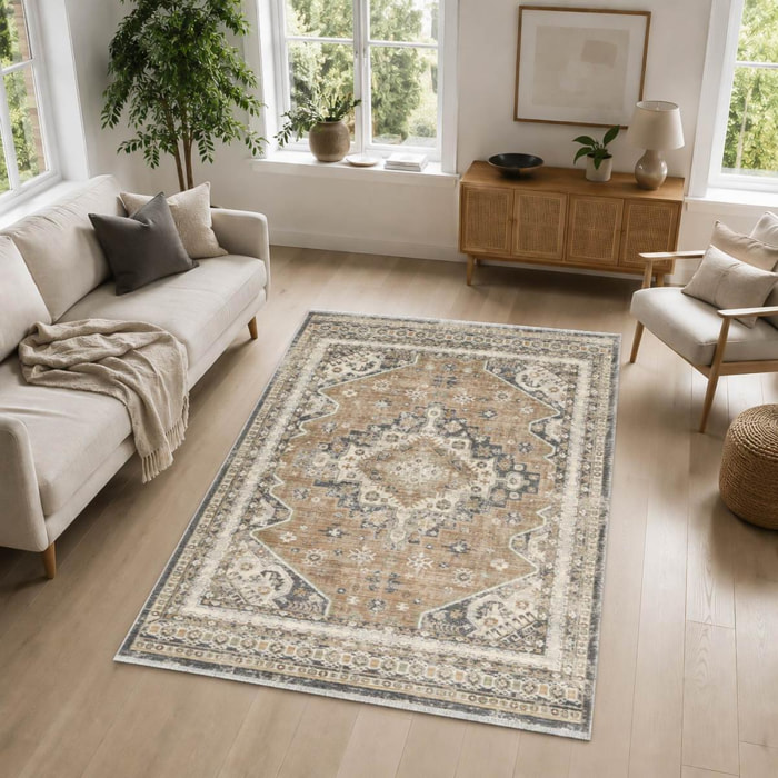 Tapis d'orient, motif oriental authentique, tissé, NOKA