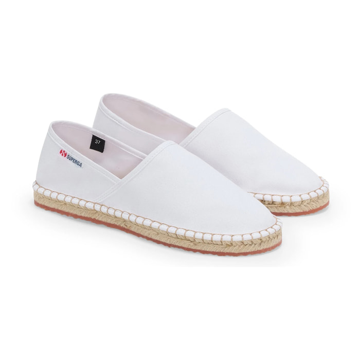 Superga - Alpargatas Unisex Blanco - 3009 CANVAS ESPADRILLA