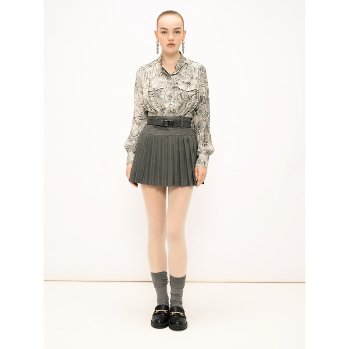 Gonna da donna Made in Italy - Modello Lunaria Elite - Poliestere/Viscosa