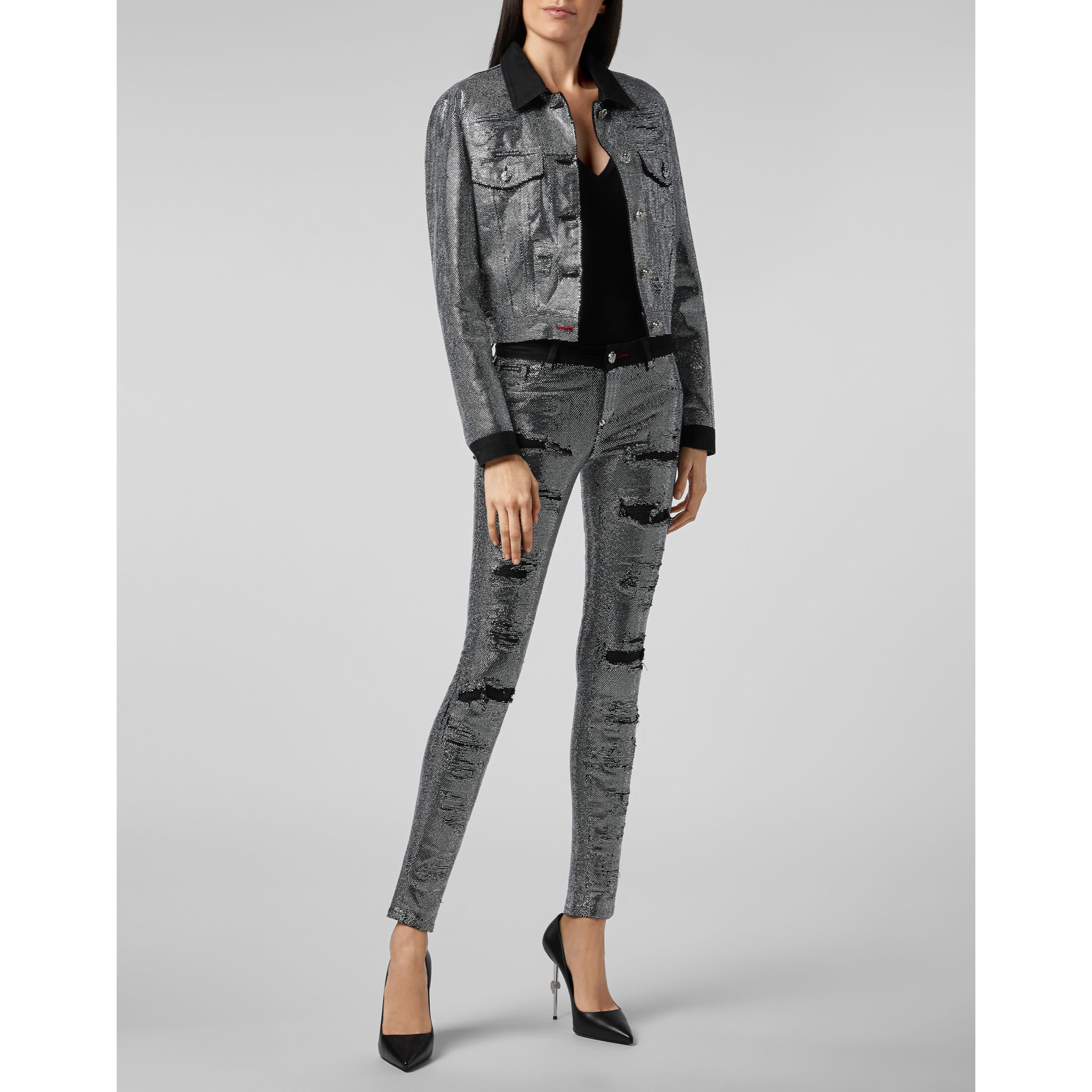 PHILIPP PLEIN Chaqueta vaquera