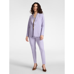 Elena Mirò - Blazer monopetto in punto Milano - Viola