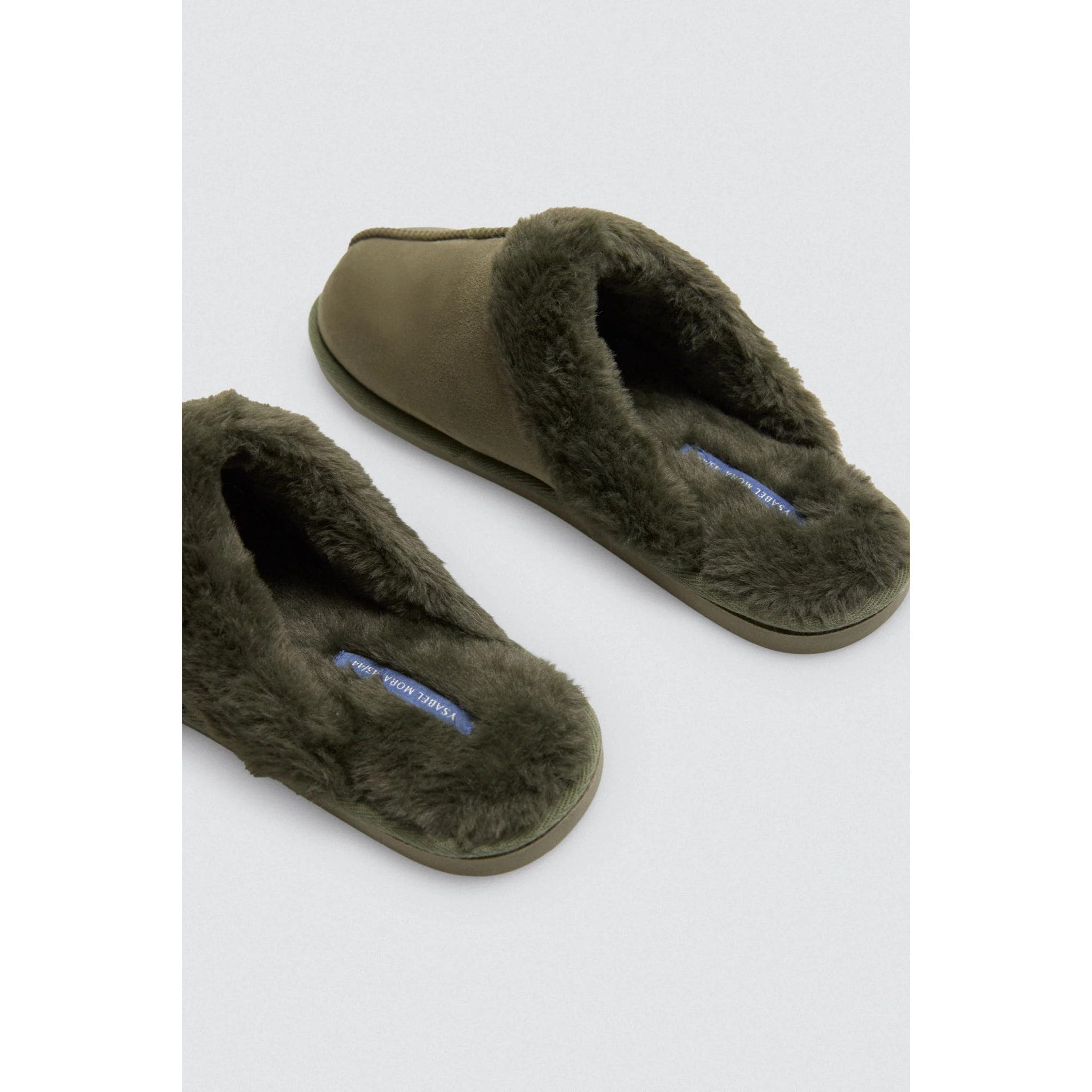 Pantofole basicohe con pelliccia