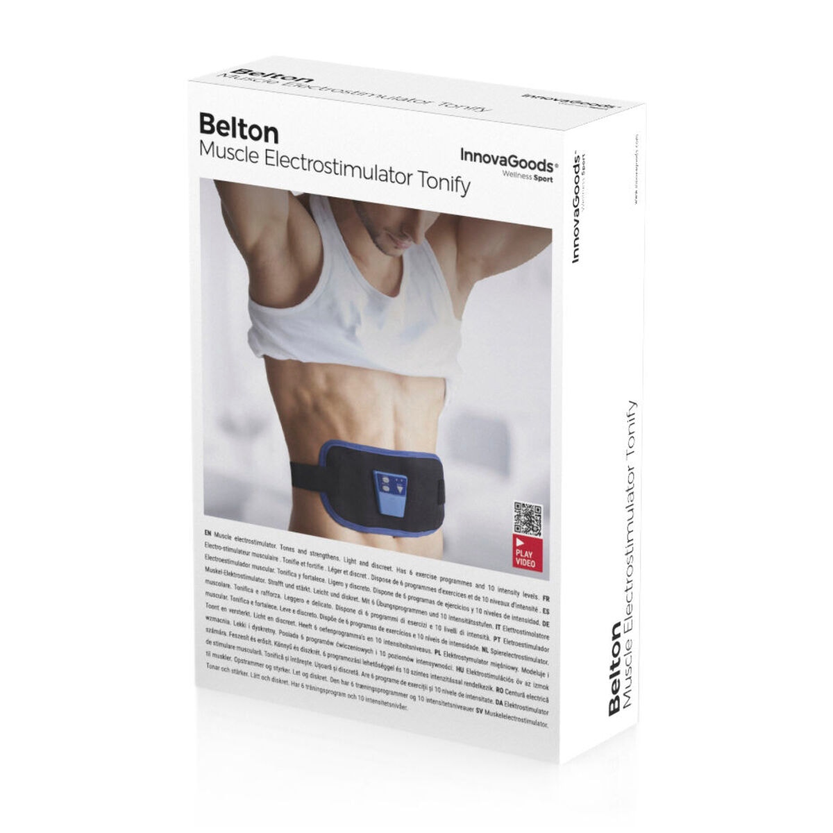 Ceinture D'Électrostimulation Musculaire Belton InnovaGoods