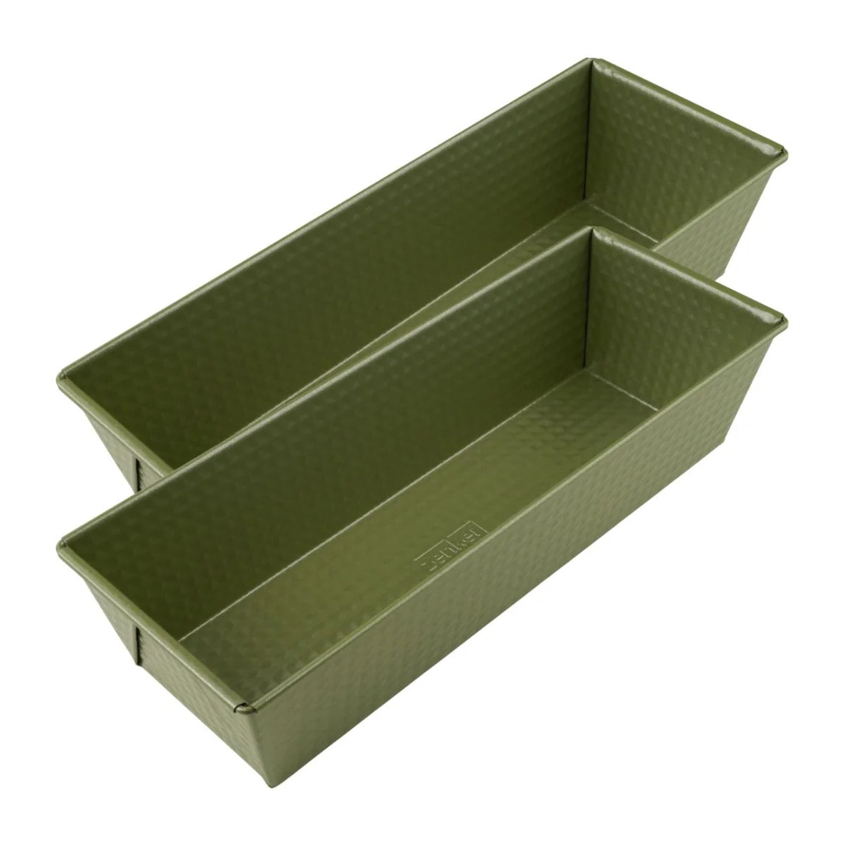 Lot de 2 moules à gâteaux 30/30 cm en acier Zenker Green Vision