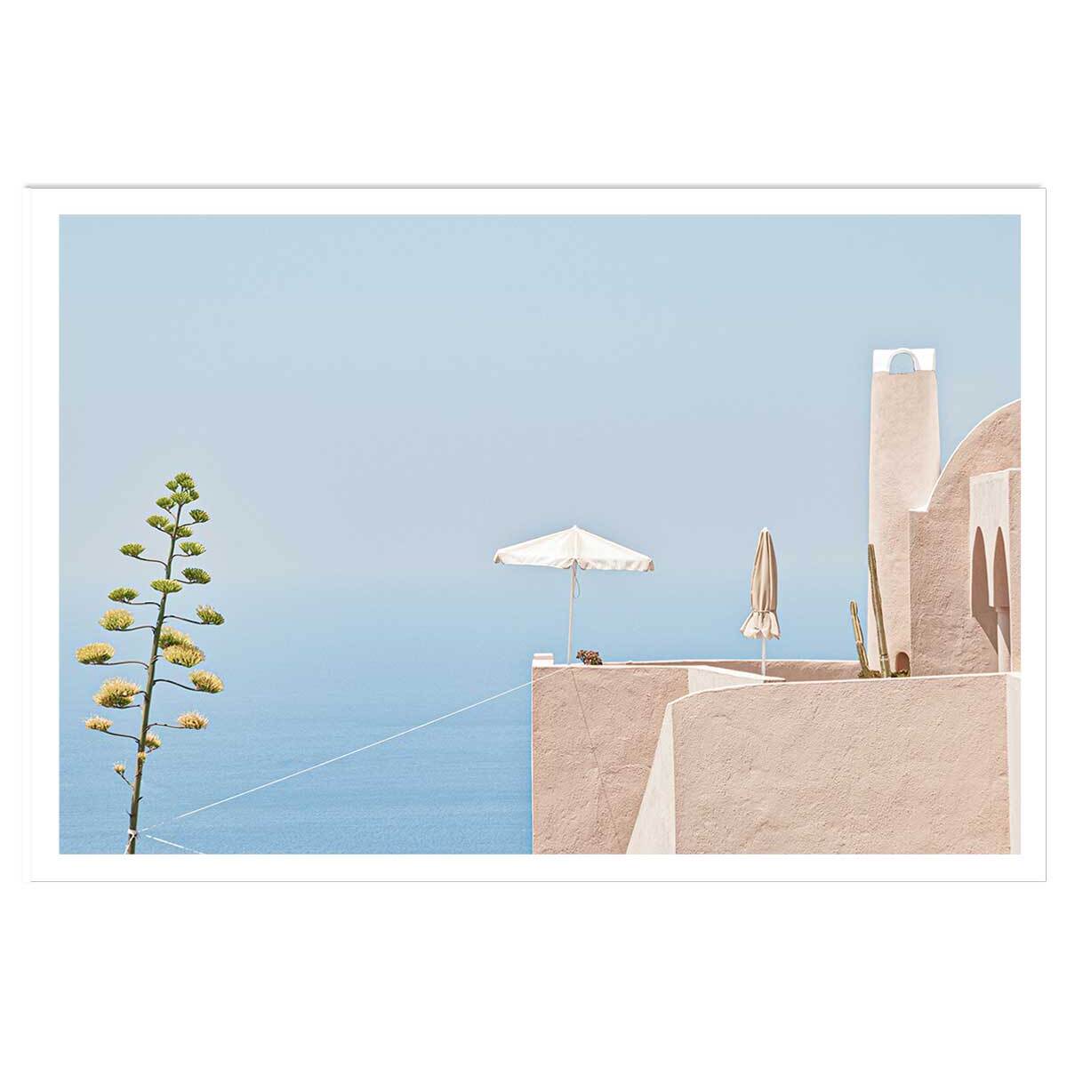 Poster agave au bord de mer Affiche seule
