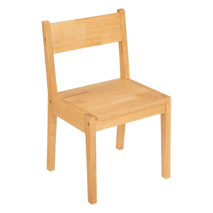 Chaise enfant "Robin" hévéa