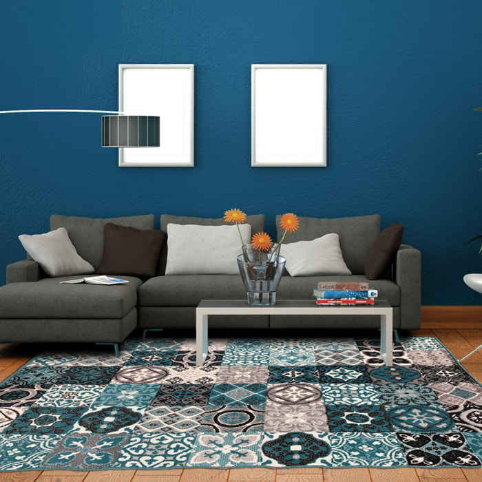 Tapis Revu motif carreaux de ciment