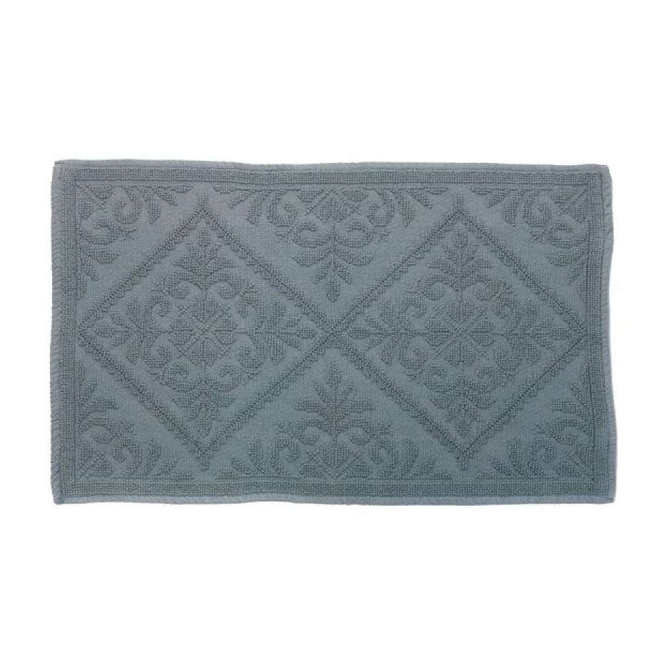 Tapis de bain Coton MOA 50x80cm Gris Argent Spirella