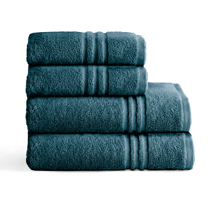 Set de serviettes éponge 100% Coton Éponge Peigné - 700 g/m2 LAGUNE
