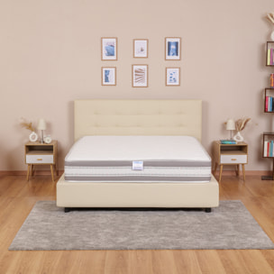 Materasso 800 Molle Insacchettate mod. ECLIPSE Matrimoniale mis. 140x190 alto 25cm Rivestimento Sfoderabile - Sleepy Italy