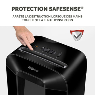 Destructeur FELLOWES MICROSHRED LX85 NOIR
