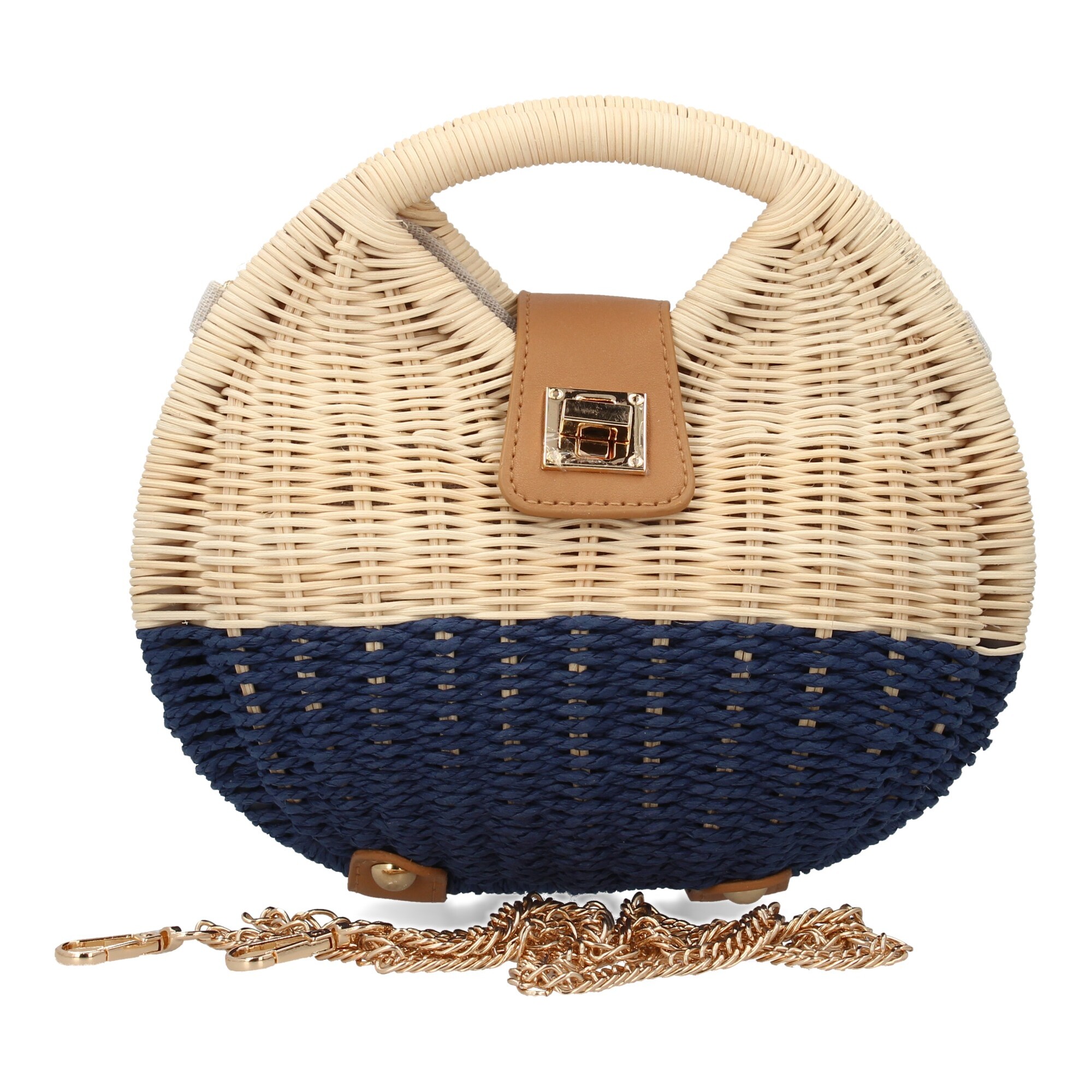 Bolso de hombro para mujer, material de rafia, diseño elegante y moderno ideal para verano