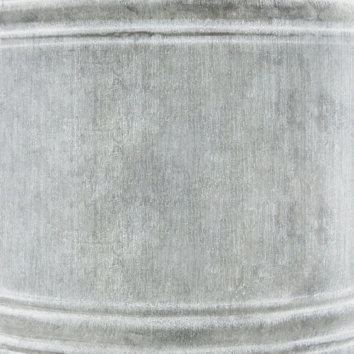 Set de 2 seaux métal gris D19/23cm