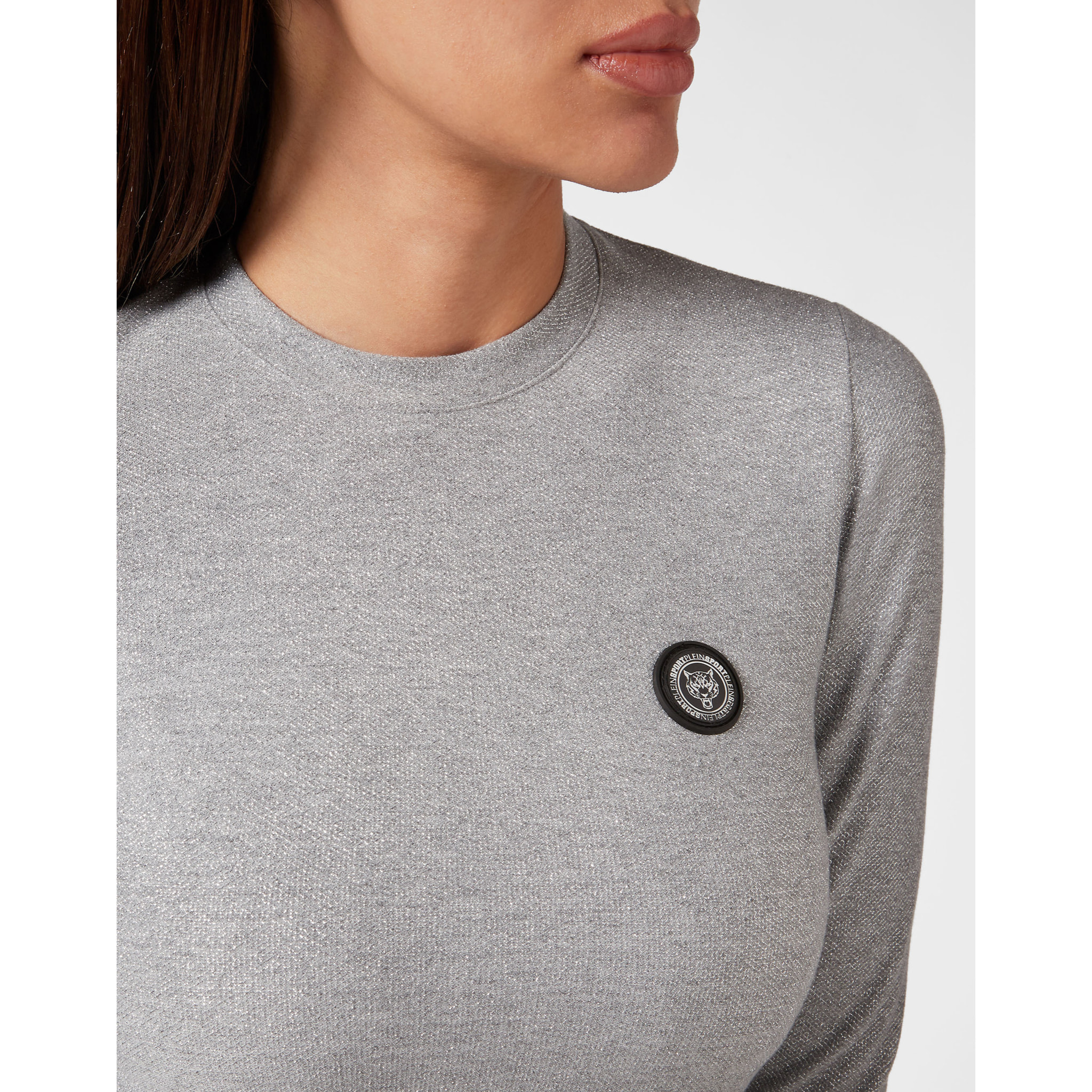 PLEIN SPORT Camiseta Cuello Redondo GLITTER