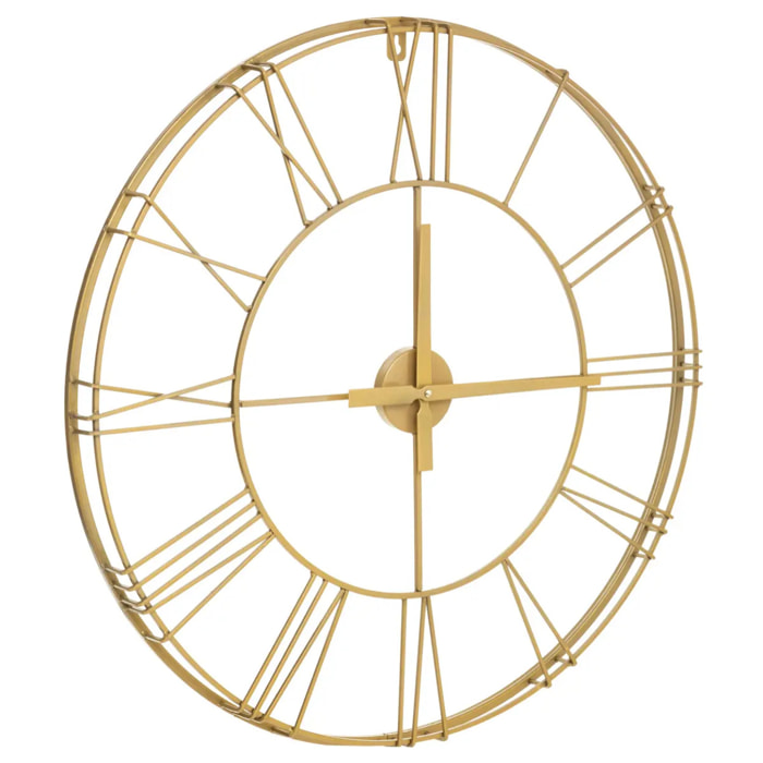 Horloge vintage doré D70cm