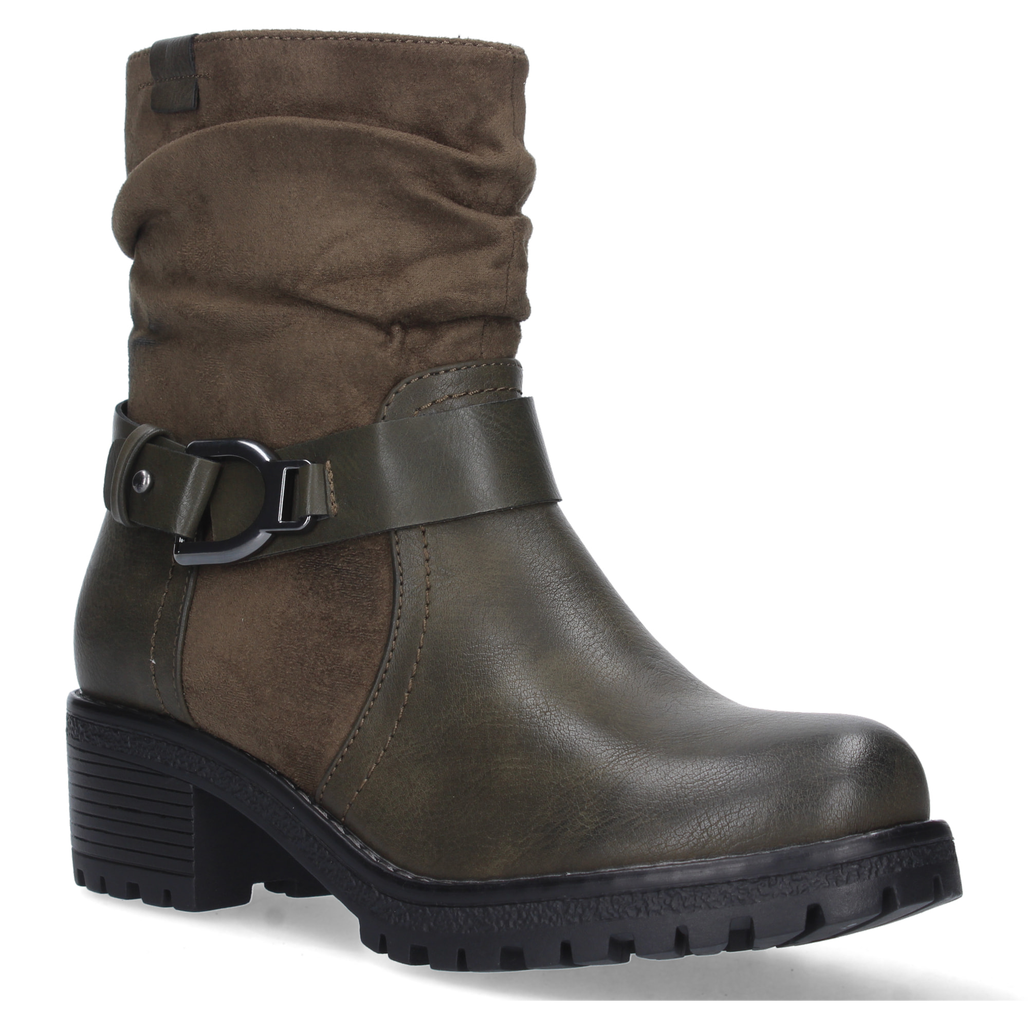 Botin de Tacon Ancho para Mujer