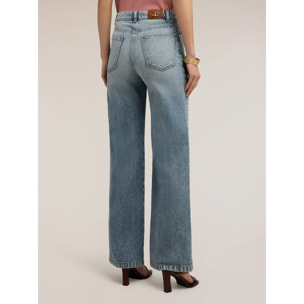 Motivi - Jeans wide leg - Azzurro
