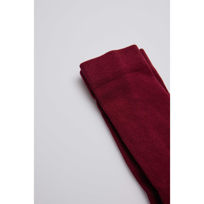 Collant classico color castagna per neonato