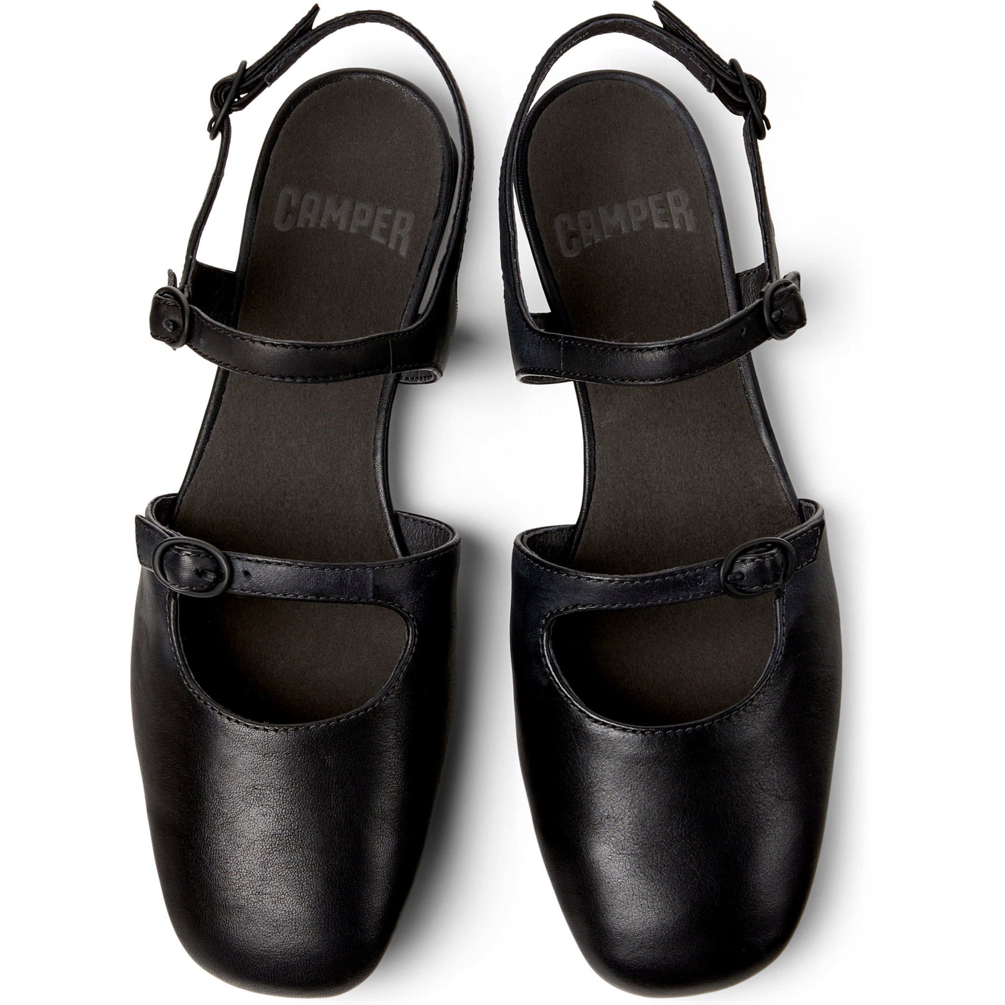 Sandalias - CAMPER Casi Myra - Negro - Cuero liso