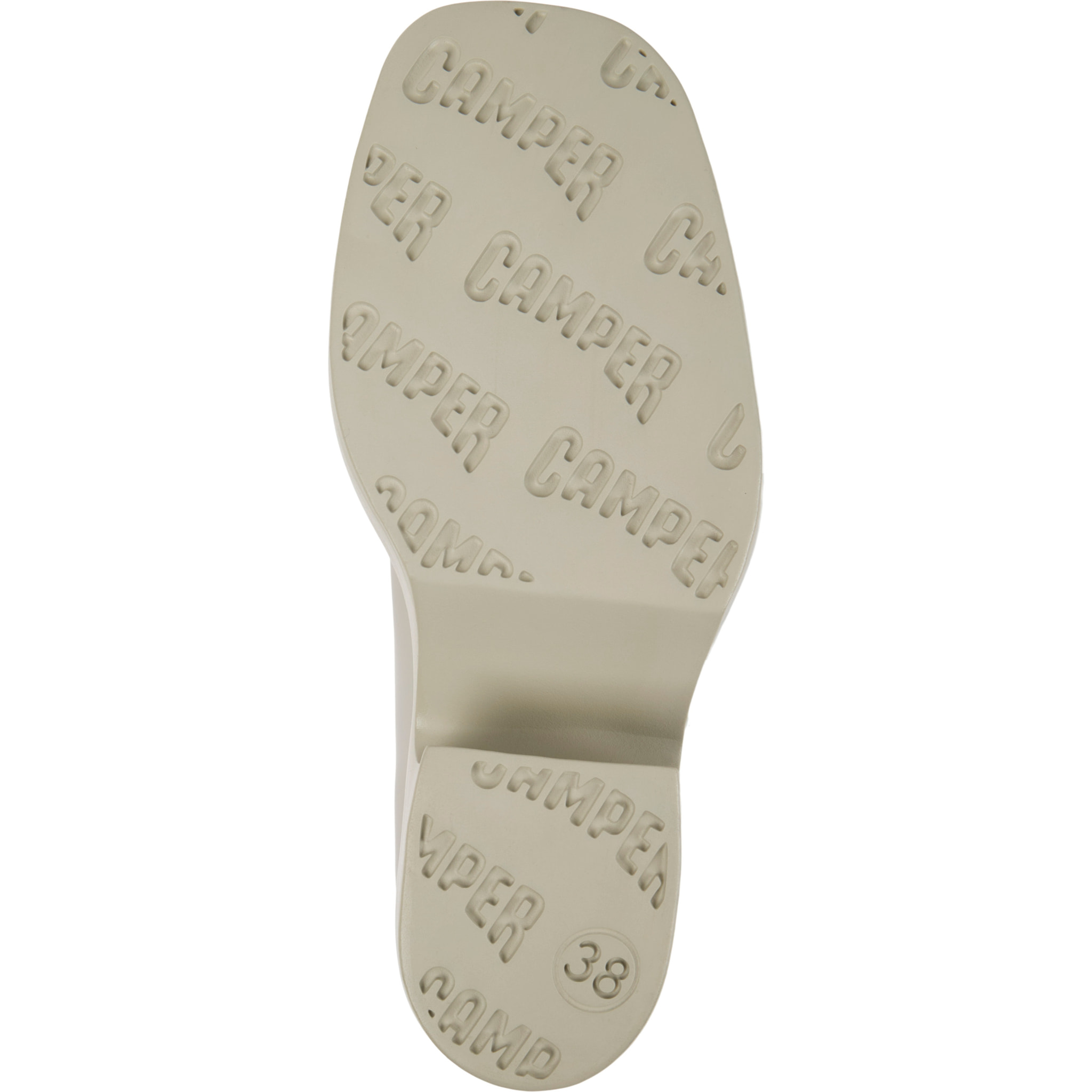 Bailarinas - CAMPER Billie - Beige - Cuero liso