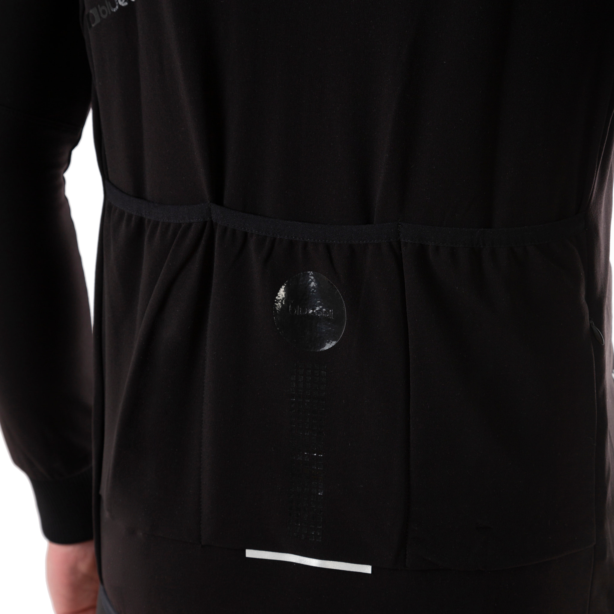 Chaqueta ciclista hombre manga larga negro