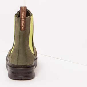 Botines 1779 NOBUCK KAKI-PISTACHO/BELLEVILLE color Kaki-pistacho