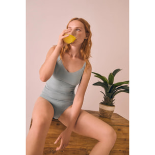 Canotta in cotone verde