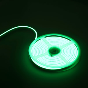 FORLIGHT Tira LED Flexi Slim 24W Verde IP65 ON-OFF para Interior para Cocina, Dormitorio, Pasillo, Oficina