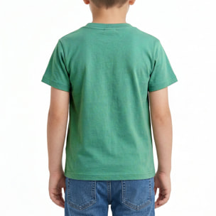T-shirt maniche corte con logo stampato