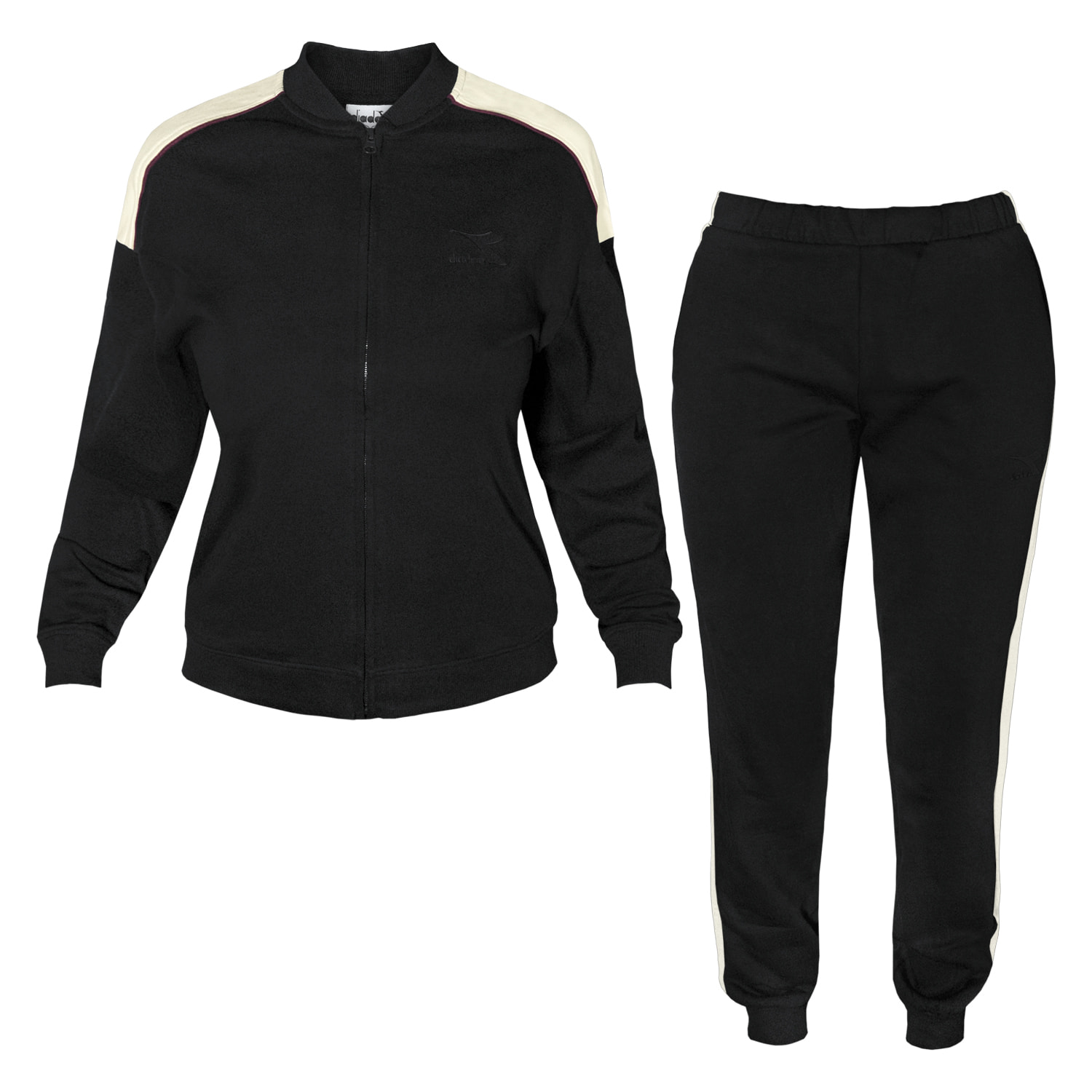 Tuta Donna DIADORA Cotone Garzato Full Zip 2 Colori Art.178693