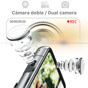 Smartwatch Phone S999 4G con sistema operativo Android 9.0, Quad Core, Wifi, GPS. fotocamera incorporata. Memoria da 4 GB + 64 GB.