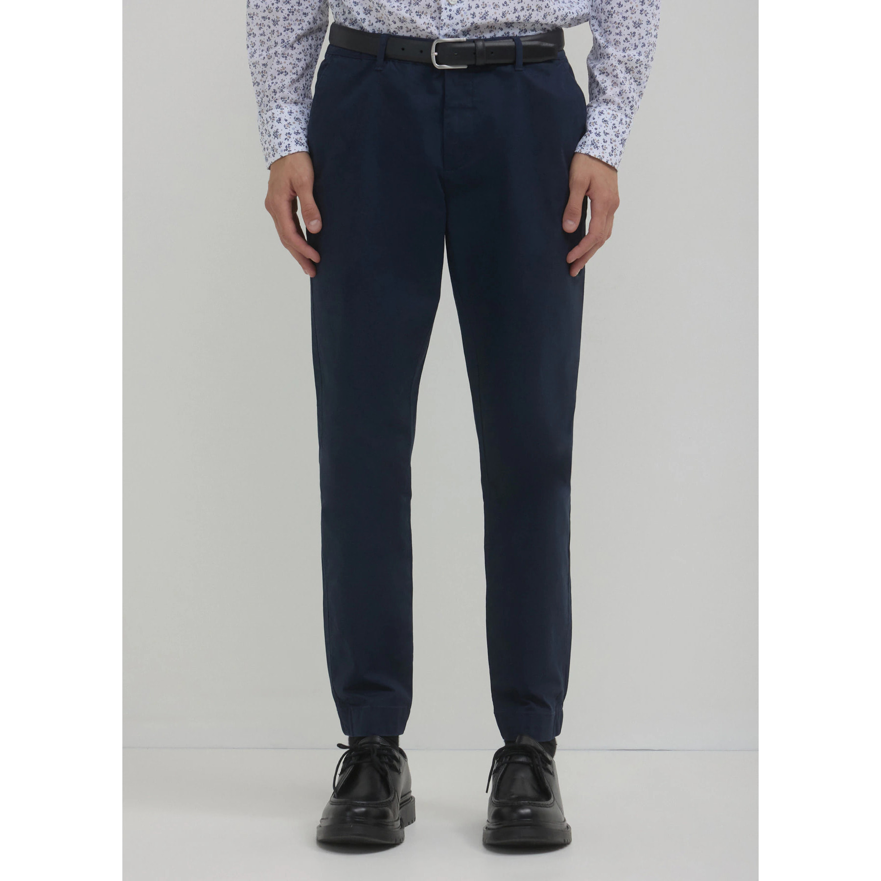 Pantalone chino tinta unita