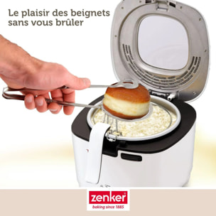 Service à bain marie et pince à friture pour beignets Zenker Smart Pastry