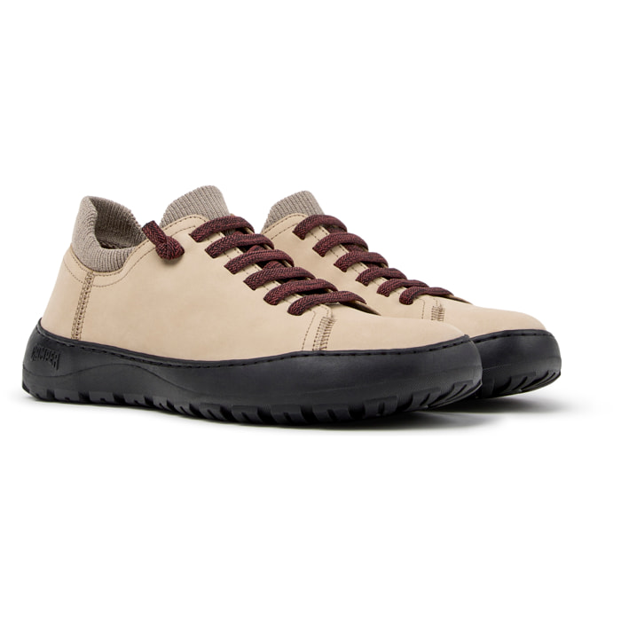 Zapatillas - CAMPER Peu Serra - Beige - Piel nobuk
