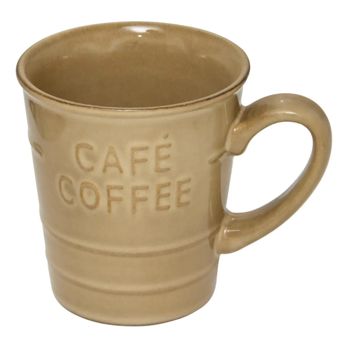 Mug à café beige 20cl