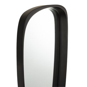 J-Line miroir Giles Lang - verre - noir - 33 x 89 cm