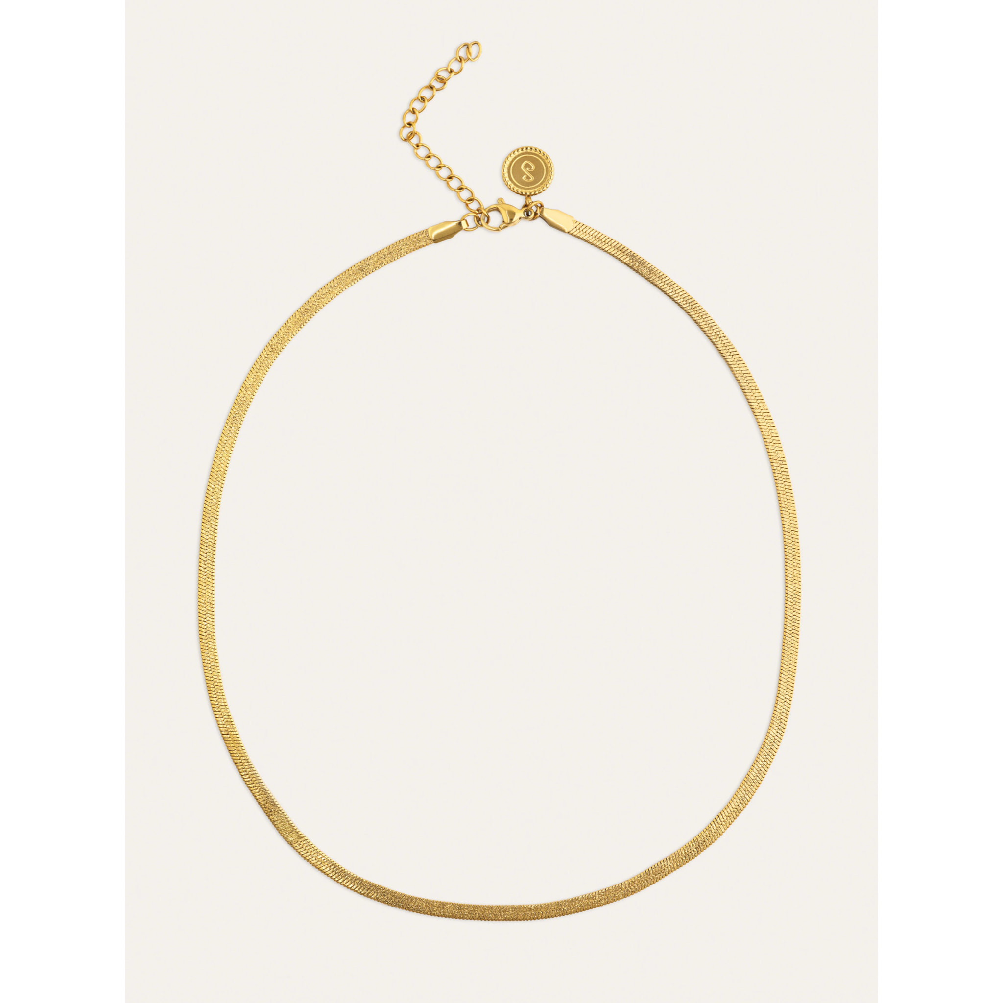 Collana Lisse Sparkling Acciao Placcato Oro