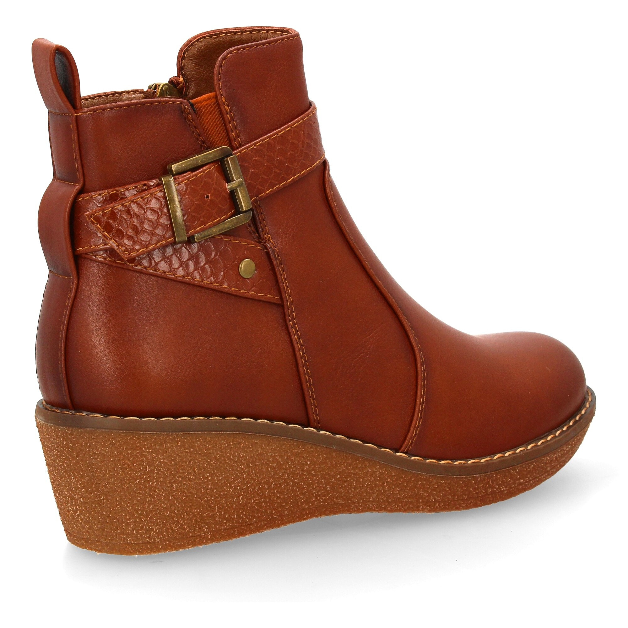 Botín con cuña para mujer para usar a diario