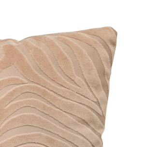 Coussin Tigris beige lin 40x40cm