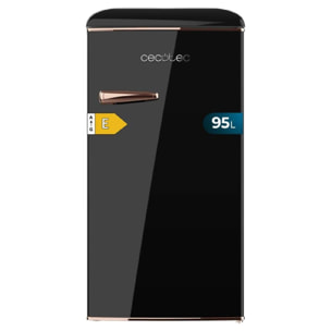 Cecotec Frigorífico retro Bolero CoolMarket TT Origin 95 Black E